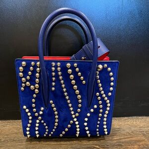 CHRISTIAN LOUBOUTIN
Paloma Mini Velour and Leather Tote Bag NEW AUTHENTIC